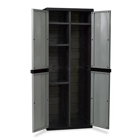 Kingfisher Plastic Indoor And Outdoor Storage Cabinet 165 X 65cm On Onbuy