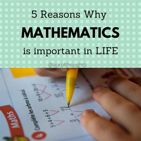 Aura Of Thoughts Reasons Why Maths Is Important In Our Life
