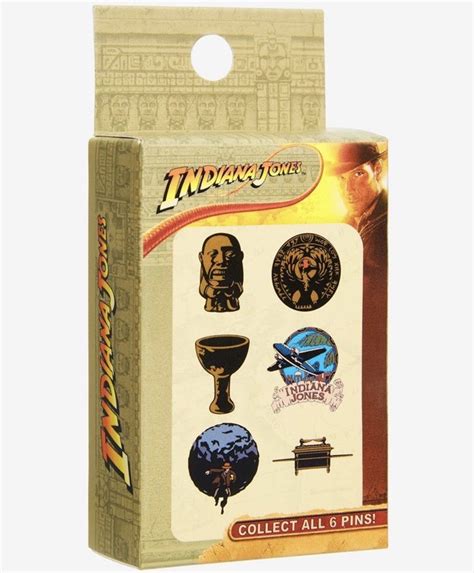 Indiana Jones Icons Blind Box Pin Set At Hot Topic Disney Pins Blog