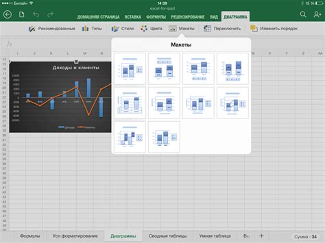 Обзор и тестирование Excel для iPad