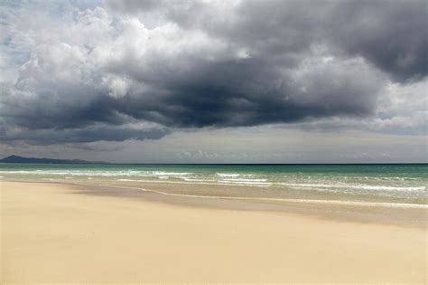 Low Storm Clouds Over Jandía Beach By Julio Lopez Saguar