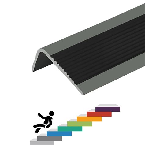 Stair Edge Protector Step Edge Trim Rubber Strips Stair Nose Molding