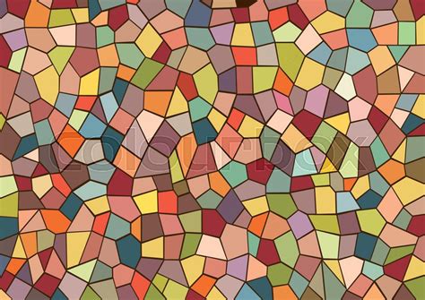 Vector Illustration With Colorful Mosaic Stock Vector Colourbox