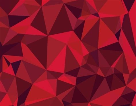 Free Red Polygon Background Vector Titanui