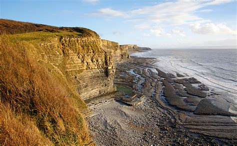 Dunraven Bay Also Known As Southerndown Beach On The Glamorgan Heritage