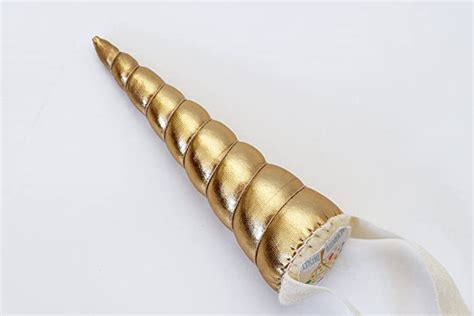 Golden Unicorn Horn Handmade