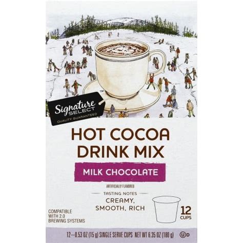 Milk Chocolate Hot Cocoa Drink Mix Signature Select 12 X 0 5 Oz Delivery Cornershop By Uber