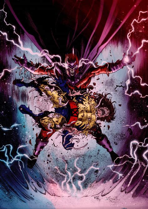 Magneto Vs Wolverine By Nautilebleu On Deviantart