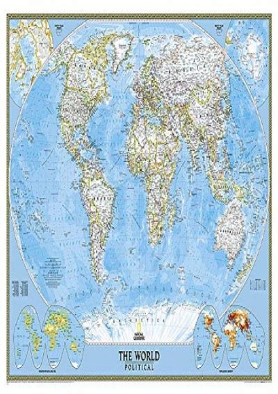 Pdf › Download National Geographic World Classic Wall Map Laminated 435 X 305 Inches