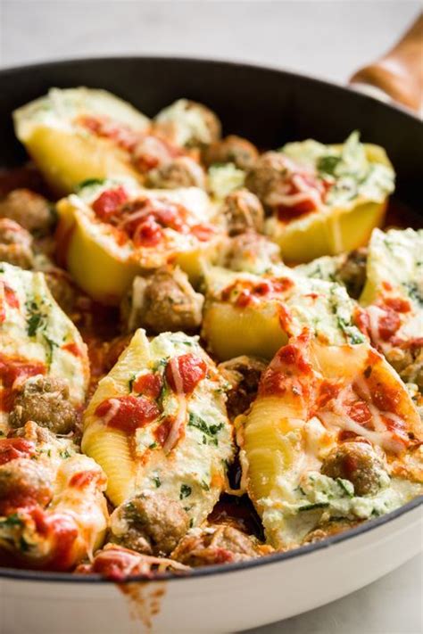 And while turkey has gotten a bad reputation over the years for being dry and tasteless, simply follow the easy recipe instructions and you will see how flavorful and juicy ground turkey can be. Best Stuffed Shells with Turkey Meatballs - Best Stuffed ...