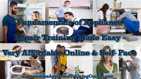 Fundamentals Of Appliance Repair Training Course Very Affordable Online