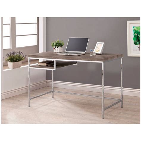 It can be created in a large space under the desk, which is convenient for you to stretch your legs. Bobek Sleek and Elegant Desk (com imagens) | Look com top, Mdf, Look