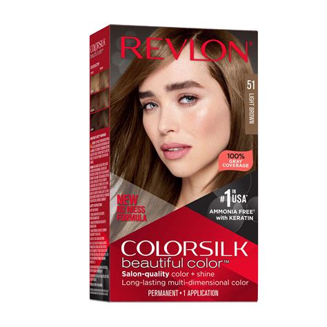 Revlon ColorSilk Hair Color Light Brown Shop Hair Color At H E B