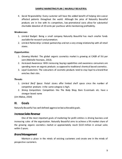 This business plan for a manufacturing company includes market analysis, strategy, and more. 😂 Marketing plan for cosmetics company. Marketing Plan for ...