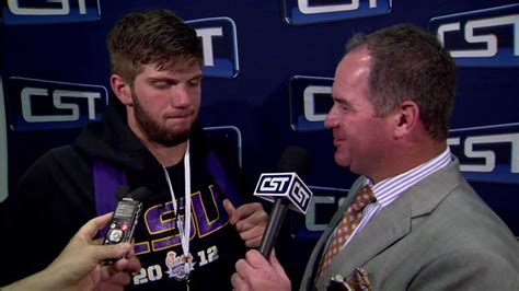 Post Game Interview With Lsu Quarterback Zach Mettenberger Youtube