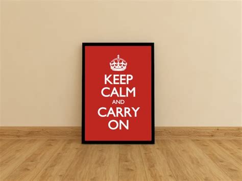 Keep Calm And Carry On Historia Plakatu