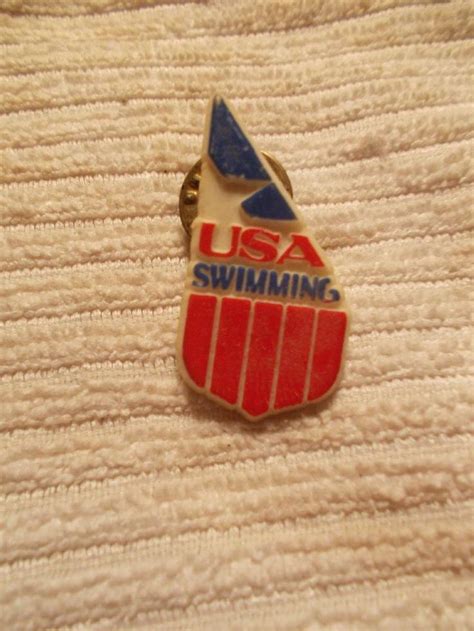 Usa Swimming Pin Usa Swimming Olympic Logo Swimming