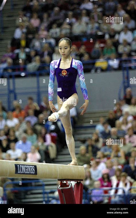 Nan Zhang Chinese Gymnast Stock Photo Alamy