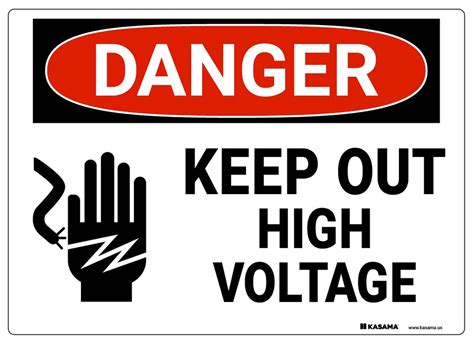 Danger Sign - Keep Out, High Voltage | Kasama.us