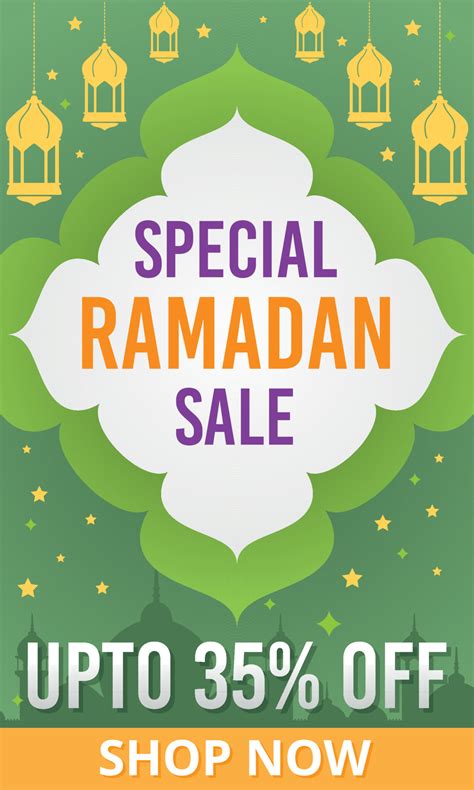 Ramadan Kareem Sale Banner Offer Flyer Poster Special Ramadan Sale Up