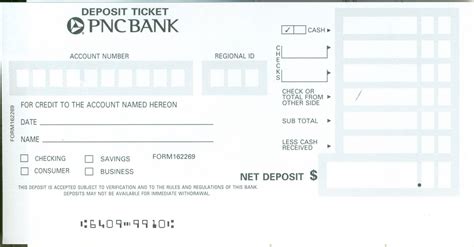 Filling out a wells fargo deposit slip is simple, follow the instructions below. PNC Deposit Slip - Free Printable Template - CheckDeposit.io