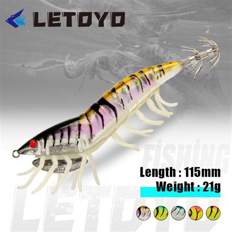 Letoyo 115mm 20g Egi Eging Jig 3 5 Fishing Squid Jigging Lure