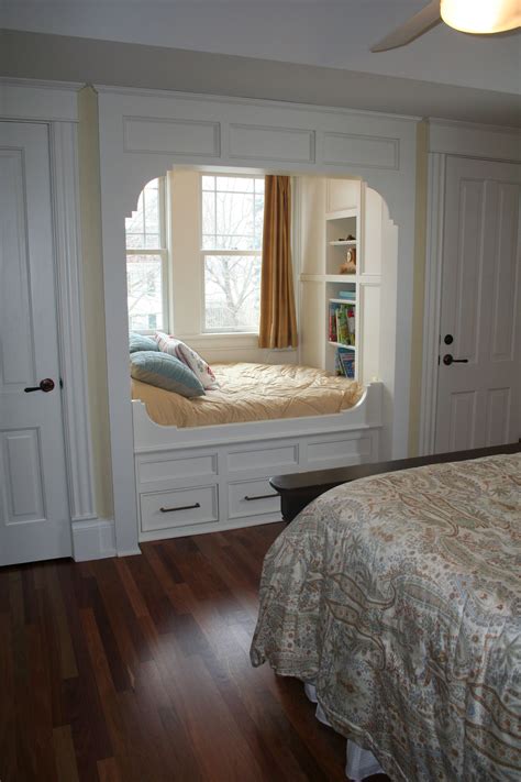 Custom Built In Bed In A Bedroom Alcove Simple Bedroom Design Simple