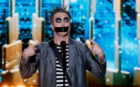 Agt Fantasy League Mime Tape Face Breaks His Silence Parade