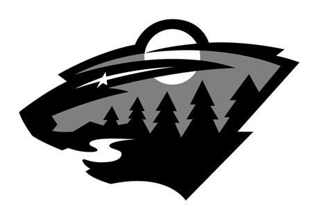 Just wanted to get the community's take on it. Minnesota Wild logo black and white | Wild logo