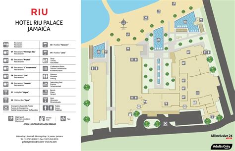 Resort Map Picture Of Hotel Riu Palace Jamaica Montego Bay Tripadvisor