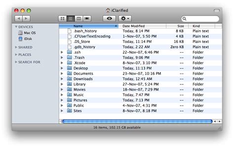 How To Show Or Hide Hidden Files In Os X Finder Iclarified