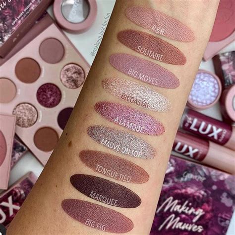 Colourpop Making Mauves Palette Swatches Makeup Swatches Mauve