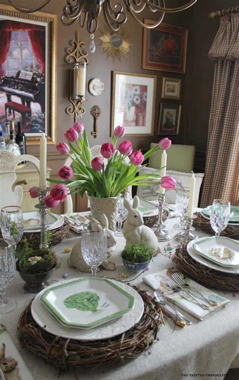 The hot new decoration trend: 32 Incredibly stylish and inspiring Easter table ...
