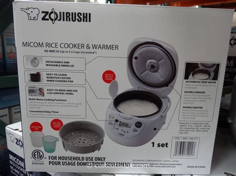 Zojirushi Rice Cooker Ns Wrc