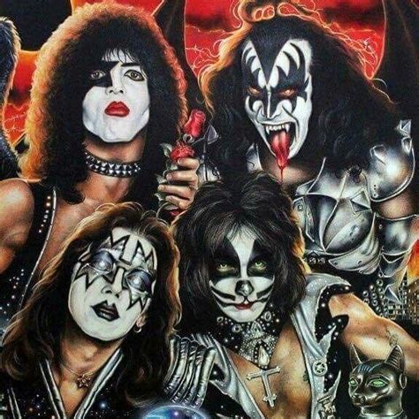 One Of The Best Drawings I Have Ever Seen Of Kiss Kiss Band Kiss