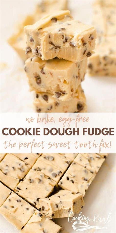 Cookie Dough Vegan Cookie Dough Fudge Fudge Cookies Cookie Dough