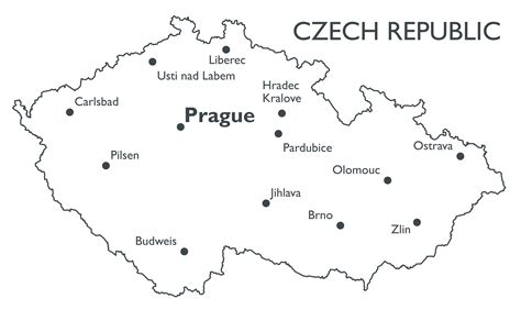 Map Of Czech Republic Guide Of The World