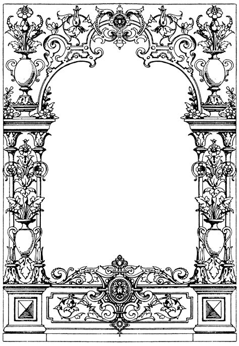 Great news!!!you're in the right place for black and white frame. Border Typographical Frame | ClipArt ETC