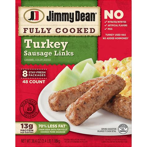 Jimmy Dean Turkey Sausage Patties Nutrition