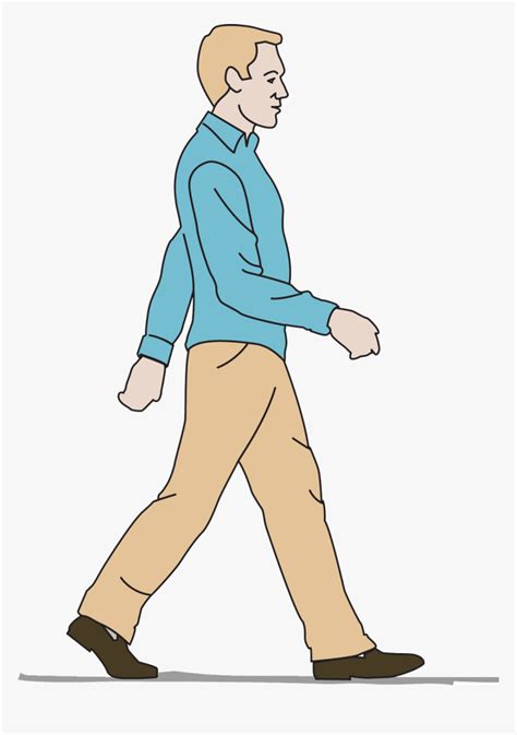 Cartoon Man Walking Animation