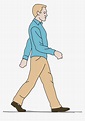 Cartoon Guy Walking Png - Walking Man Cartoon Png, Transparent Png ...