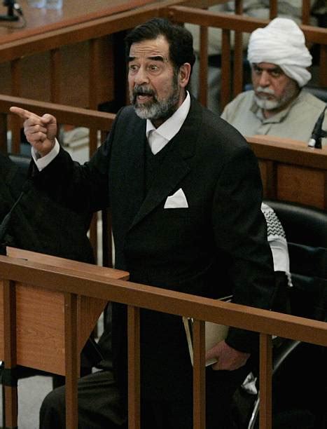 Saddam Hussein Ordered Back Into Court Photos And Images Getty Images