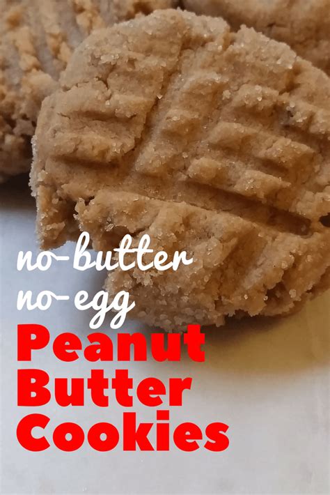 Perfect No Butter No Egg Peanut Butter Cookies Hardly A Goddess