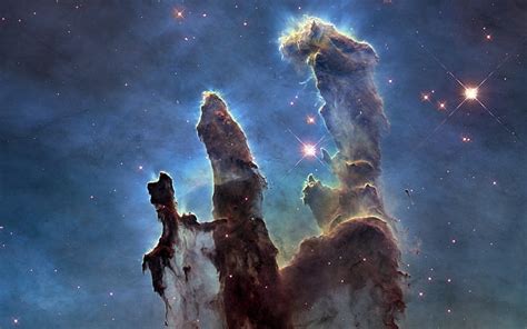 Hd Wallpaper Nebula Pillars Of Creation Space Stars Sky
