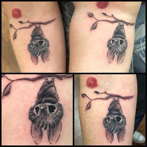 Cute Af Matching Bat Tattoos Done By Sandy Dixon At All Saints Tattoo
