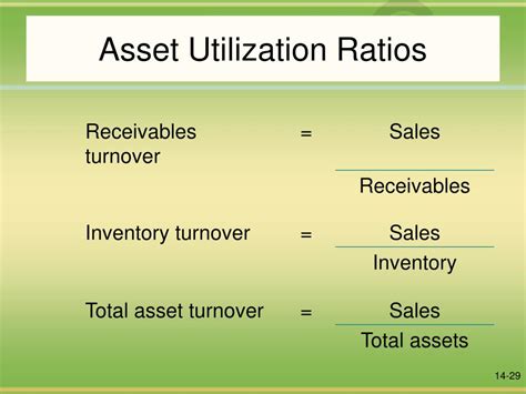 Asset utilization = revenue / average total assets (note: PPT - The Nature of Accounting PowerPoint Presentation ...