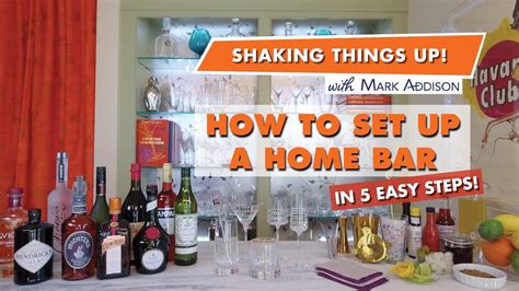 How To Set Up A Home Bar In 5 Easy Steps Withme Youtube