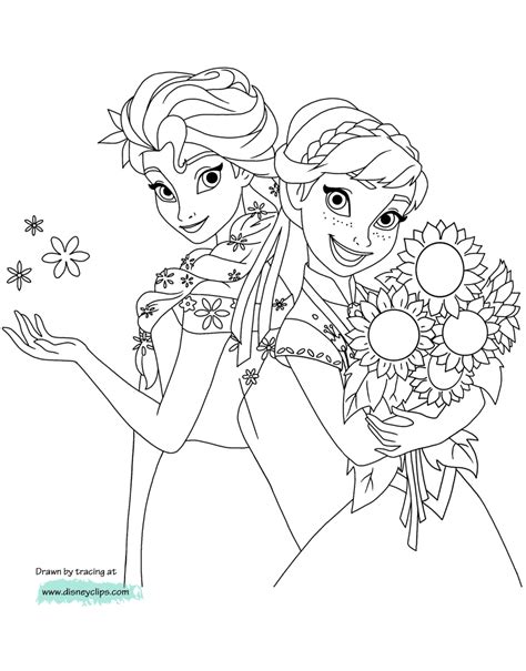 Coloring pages of frozen 2 for free printing. Frozen Coloring Pages (2) | Disneyclips.com