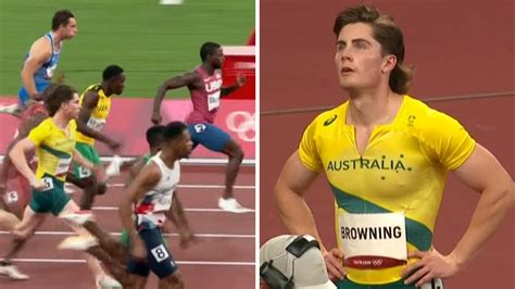 Tokyo Olympics 2021 Rohan Browning 100m Semi Finals Results Time