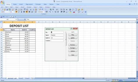 Create A Form View In Microsoft Excel